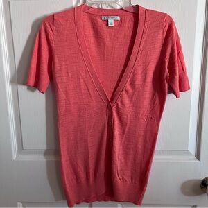 Banana Republic Short Sleeve button down v neck cardigan sweater